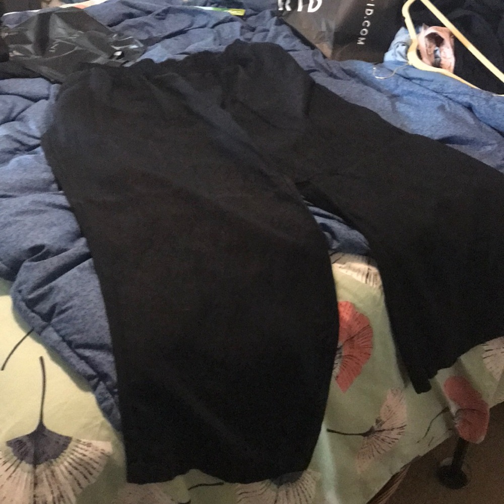 Linen wide leg pants (Target Brand)